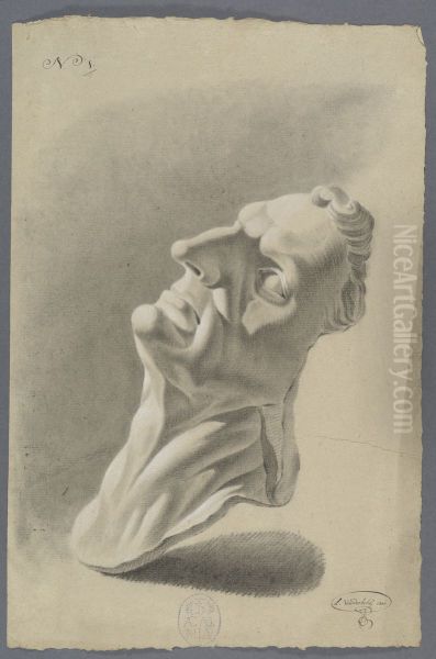 head of an older man - view 1