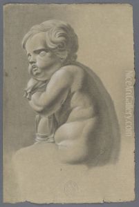 seated child with hourglass