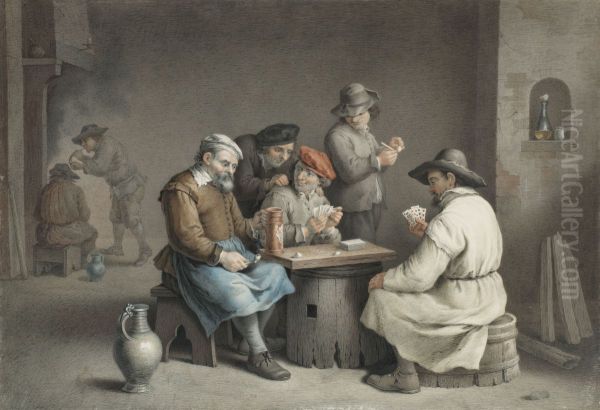 The card players - view 1
