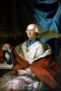 Portrait of Louis Rene Edouard, cardinal de Rohan (1734-1803) by Unidentified painter