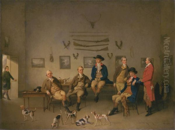 Members of the Carrow Abbey Hunt - view 1