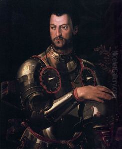 Ritratto di Cosimo I in armatura by Bronzino