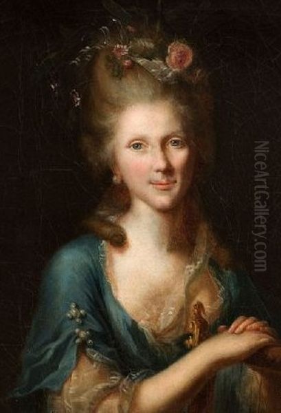Portrait der deutschen Schriftstellerin Philippine Engelhard (1756-1831). - view 1