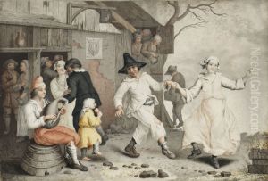 The dance to the musette player
