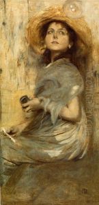 The soap bubble by Ettore Tito