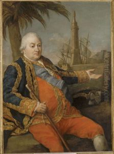 Portrait ofPierre Andre de Suffren de Saint Tropez(1729 - 8 December 1788) by Pompeo Batoni