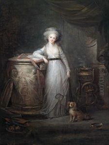 Portrait of Elisabeth of France, as a vestal virgin