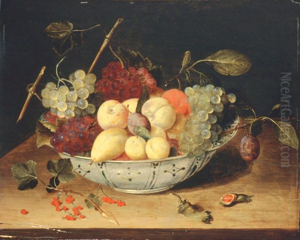 Fruchte in einer Wanli-Porzellanschale - view 1