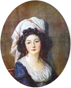 Portrait of Adelaide-Edmee Prevost, Mme de La Briche (1755-1844)