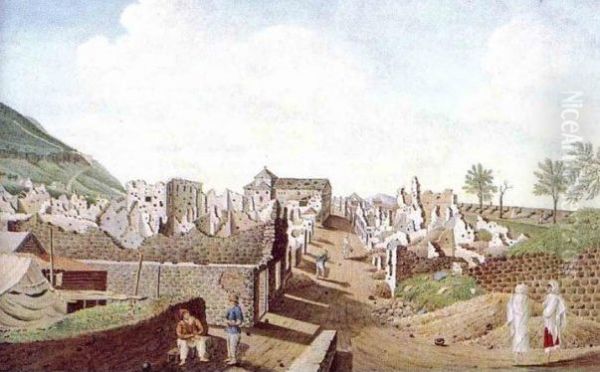 Main Street after the Siege by Captain Davis looking South. - view 1