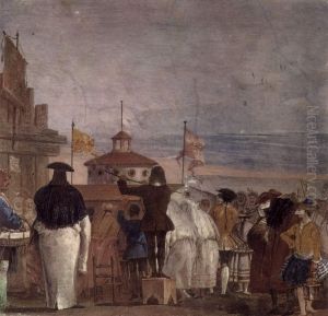 Die Neue Welt by Giovanni Domenico Tiepolo