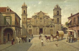Cuba- Cathedral De La Havane by Victor Carabain
