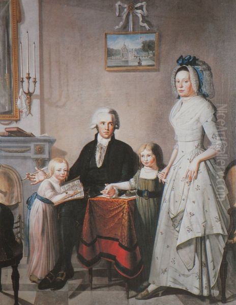 Familieportret H.L. Wijchgel van Lellens - view 1