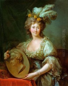 Portret Anny Karoliny Doroty Biron, ksieznej kurlandzkiej by Marcello Bacciarelli