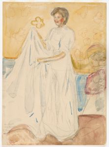 Nurse with Sheet