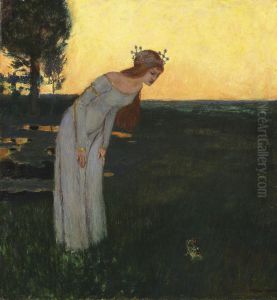 The Fairy Tale of the Frog King by Franz Stuck