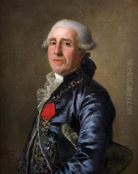 Portait de Marc-Antoine Thierry, baron de Ville d'Avray, premier valet de chambre de Louis XVI, intendant du garde meuble - view 1