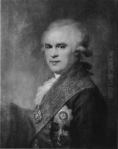 Portrait of Vasili Stepanovich Popov (1743-1822) by Johann Baptist von Lampi the Elder