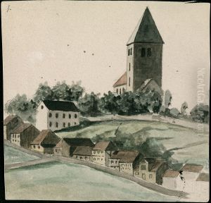 Old Aker Church and Telthusbakken by Edvard Munch
