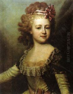 Portrait ofGrand Duchess Alexandra Pavlovna of Russia(1783-1801) by Dmitry Levitzky