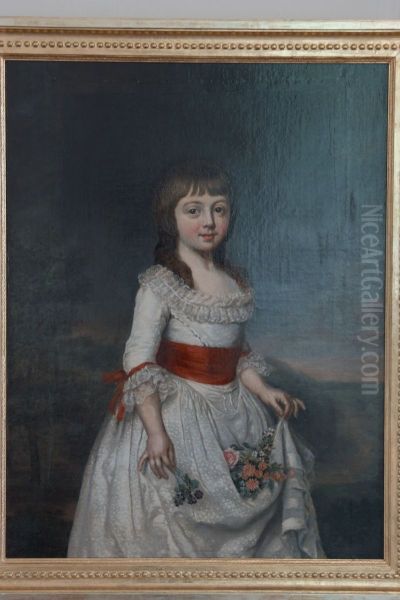 Portrait ofDuchess Charlotte Frederica of Mecklenburg-Schwerinas a child - view 1