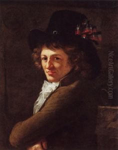 Portrait of Eberhard Wachter (1762-1852) by Ludovike Simanowiz
