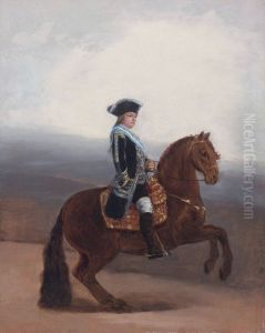 Boceto para el retrato ecuestre de Manuel Godoy, duque de la Alcudia by Francisco Goya Fuendetodos