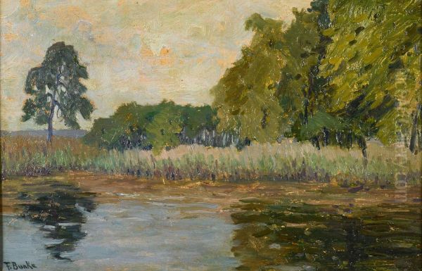 Trees on the bank - view 1