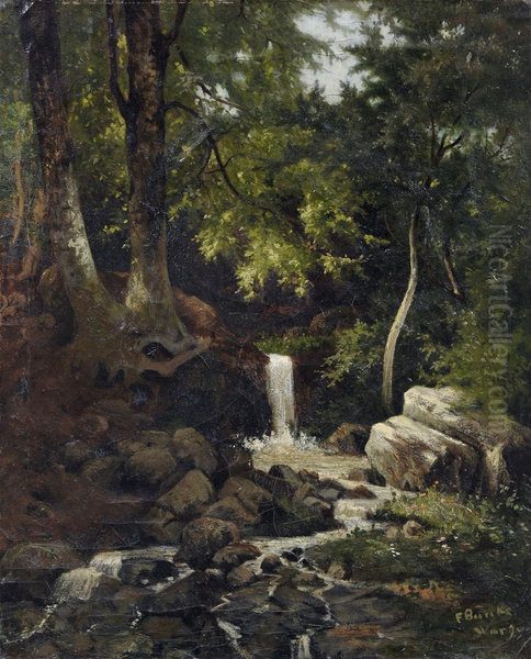 Forest with fountaine - view 1