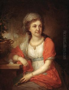 <<Portret E.A. Musinoj-Puskinoj>> by Vladimir Borovikovsky