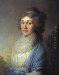 Unknown in blue shawl