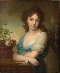 Portrait ofElena Aleksandrovna Naryshkina(1785-1855) by Vladimir Borovikovsky