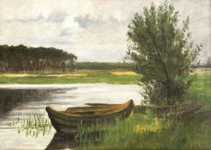 Boats on the banks of the Beke Boats on the banks of the Beke