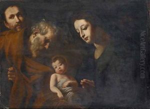 Sacra Famiglia by Giovanni Battista Caracciolo