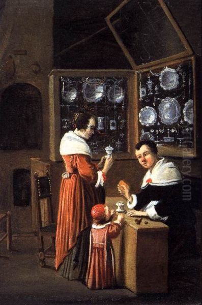 Interior of a Dutch Shop Selling Gold and Silver - view 1