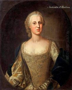 Maria Anna z Kolowratow Bruhlowa  (1717-1762) by Louis de Silvestre