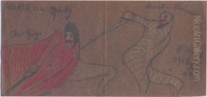 Swordfight by Stanislaw Ignacy Witkiewicz (Witkacy)