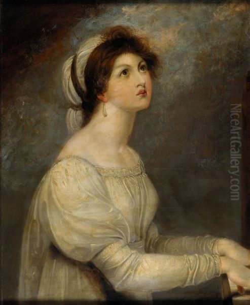 Lady Hamilton as Saint Cecilia - view 1