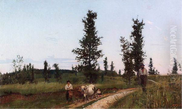 Towards evening near Polcenigo, Friuli - view 1