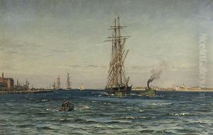Bugsering ud af havnen. Bugsering ud af havnen.