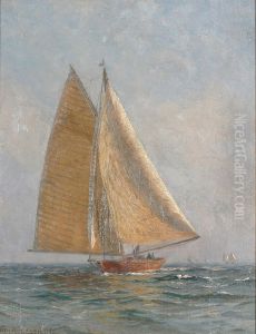 Ships at sea. 1905. by Vilhelm Arnesen