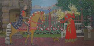 The Suitor by Gerhard Munthe