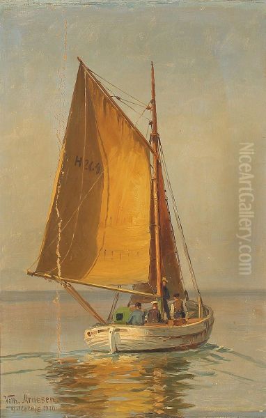 A fishing boat off Gilleleje. - view 1