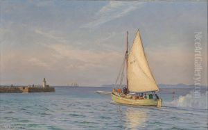 A summer evening in Gilleleje harbour.