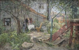 Summer day by Frits Thaulow