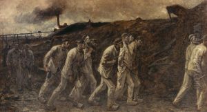 Return of the Miners by Constantin Meunier