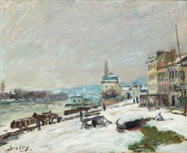 Hiver a Marly, effet de neige - view 1