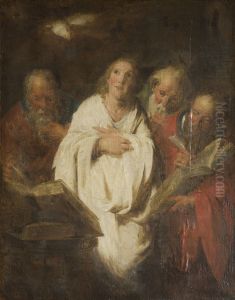 Christ with the Evangelists thumbnail