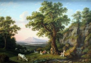 Arkadische Landschaft by Jacob Philipp Hackert