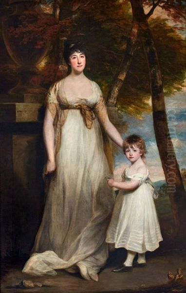Portrait of Charlotte Cholmondeley and son Henry - view 1